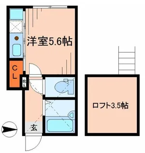 MUSASHI HOUSE【1階】の間取り