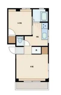 グリーンハイツ【4階】の間取り