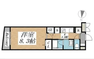 クリオ ラモード学芸大学II【4階】の間取り