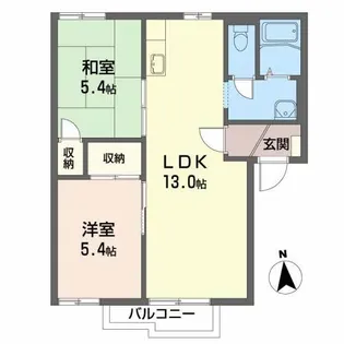 SQUARE VIE F【2階】の間取り