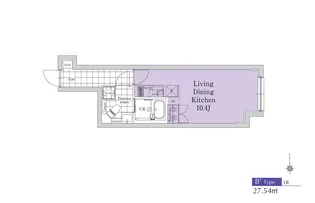 EXAM新中野II【4階】の間取り
