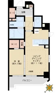 シティテラス文京小石川【1階】の間取り