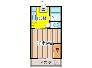 ニュータナベ第1【2階】の間取り