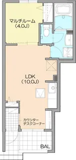 カサ ベルデ A棟 B棟【1階】の間取り