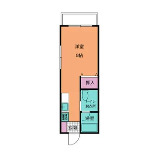 奈良ビル【2階】の間取り