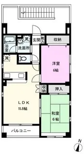 FINE ONE【3階】の間取り