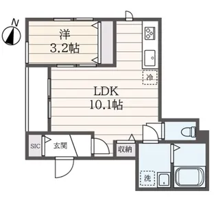 シールドフォート【2階】の間取り
