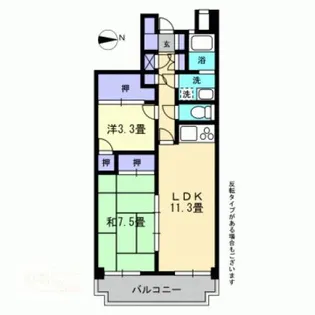 リジェール佐々木【2階】の間取り