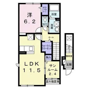 ドミール トキワ【2階】の間取り