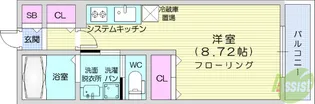 ルミエール日泉【7階】の間取り