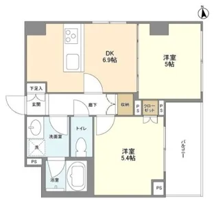 グランデールG.H.【2階】の間取り