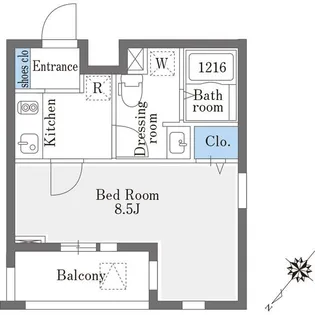 La Douceur巣鴨East【1階】の間取り