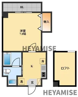 リファレンス長崎大学前【2階】の間取り