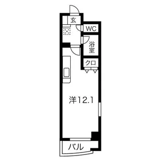 ラ・プリミエール【4階】の間取り
