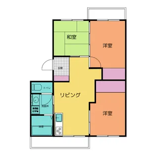 八千代中央レジデンス2号館【2階】の間取り