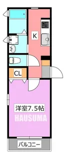 コンフォールアヴィオン【1階】の間取り