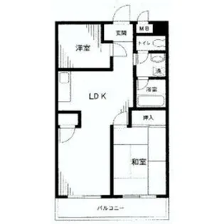 グレース秀栄【4階】の間取り