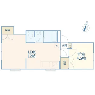 メゾン・ド・テラス【1階】の間取り