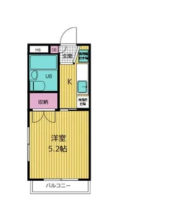 カーサ島田【3階】の間取り