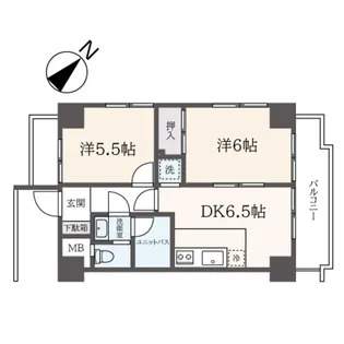 コスモ吉野町【7階】の間取り