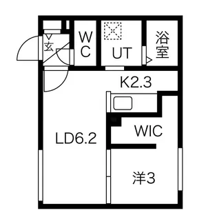 MODERNO N3【3階】の間取り
