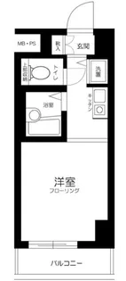 ルーブル西大井【3階】の間取り