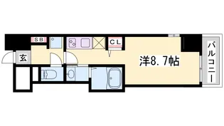 シャーメゾン神戸【5階】の間取り