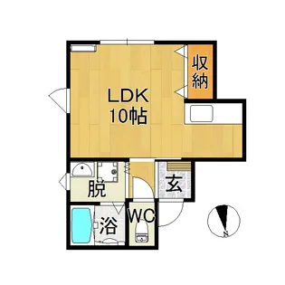 ハーモニー富士見【2階】の間取り