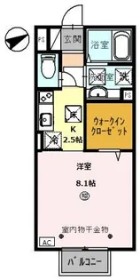 オーブ フチュール【1階】の間取り
