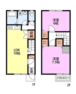 レイクスワン水原C棟【1階】の間取り
