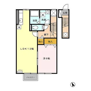 レオパルド III【2階】の間取り