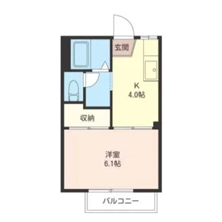 コーポ光【2階】の間取り