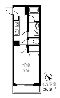 ナカイチビルディング【4階】の間取り