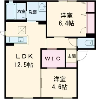 ウエストヒルズ C棟【1階】の間取り