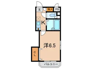リベルテ六甲【2階】の間取り