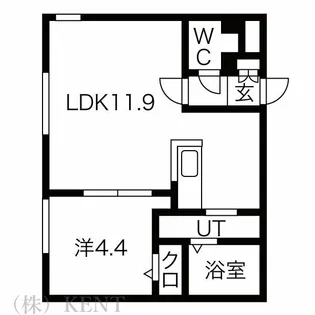 Carrera二十四軒【3階】の間取り