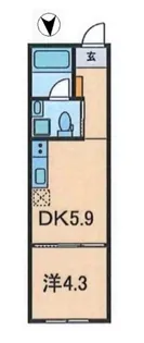 Mレジデンス【2階】の間取り