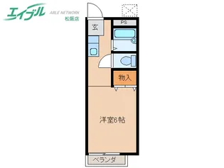 フローラルII【1階】の間取り