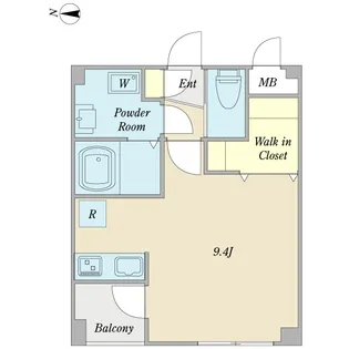 第3石井ビル【4階】の間取り