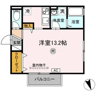 サンライトS【2階】の間取り