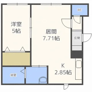プロムナード5-6【4階】の間取り
