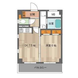 TSカーサSECONDO【4階】の間取り