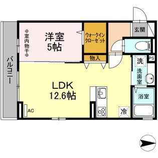 クレールエイワVI【3階】の間取り