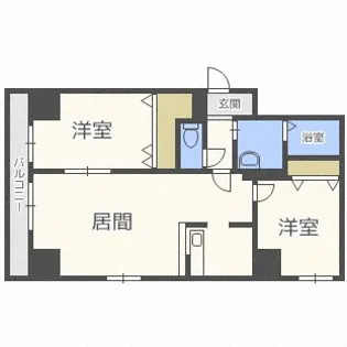 サンコート北7条 壱番館【8階】の間取り