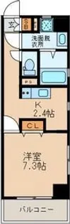 NYCマンション【6階】の間取り