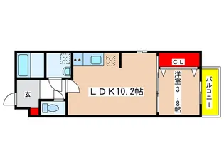 ビエント徳重【3階】の間取り