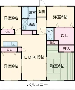 カルディアひかり【7階】の間取り