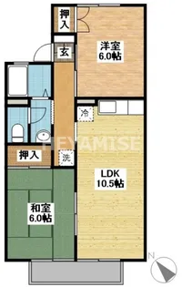 エステートキムラ【2階】の間取り