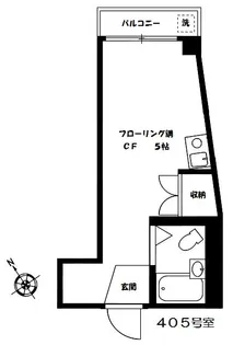 エクレールバロン【4階】の間取り