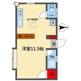 ロゴハウス【1階】の間取り